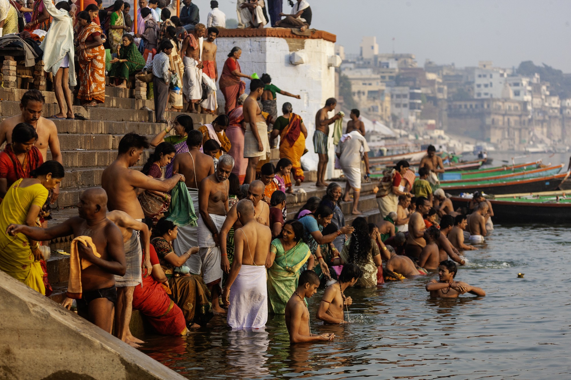 Morgenlicht auf dem Ganges 1