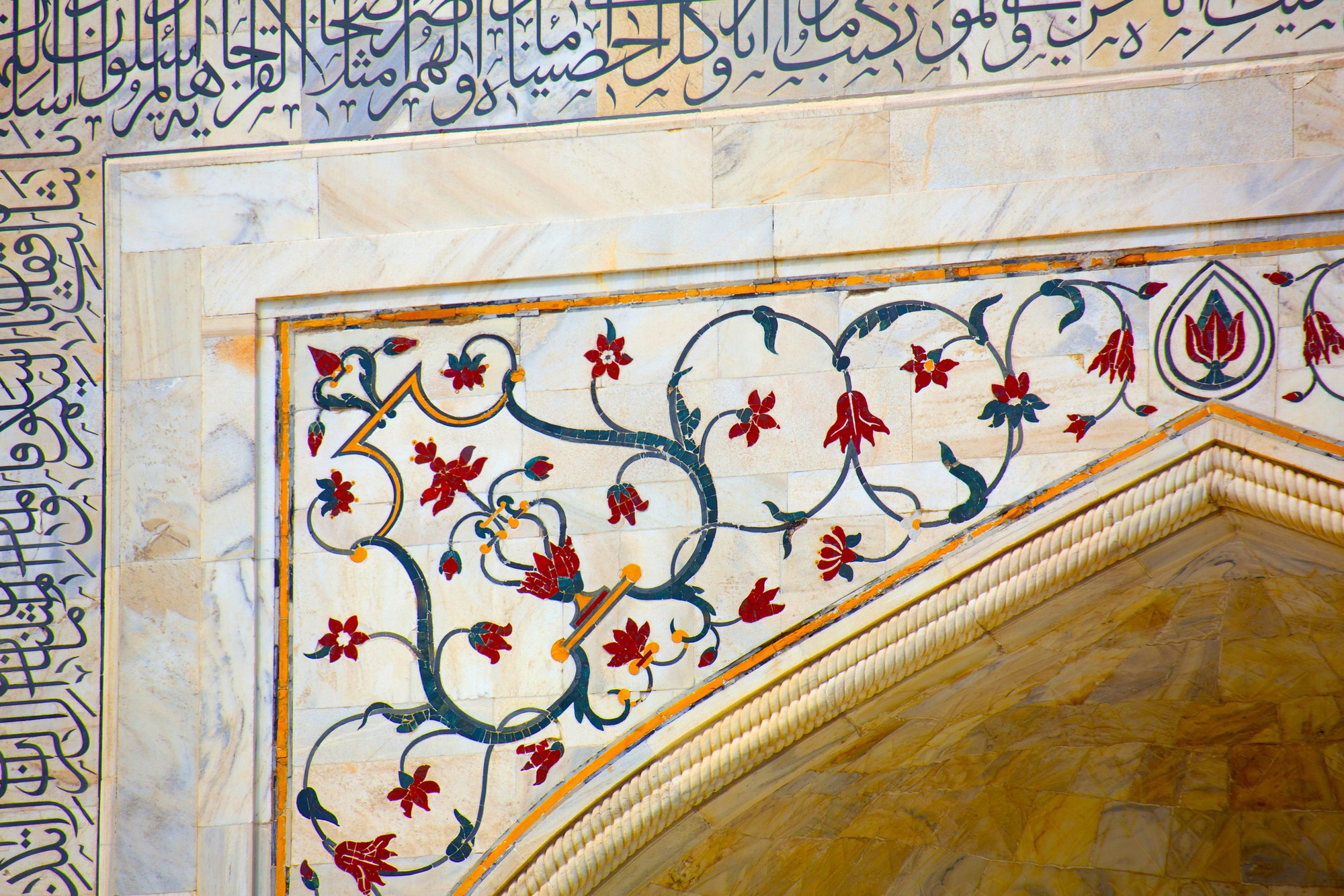Im ersten Licht des Taj Mahal 2