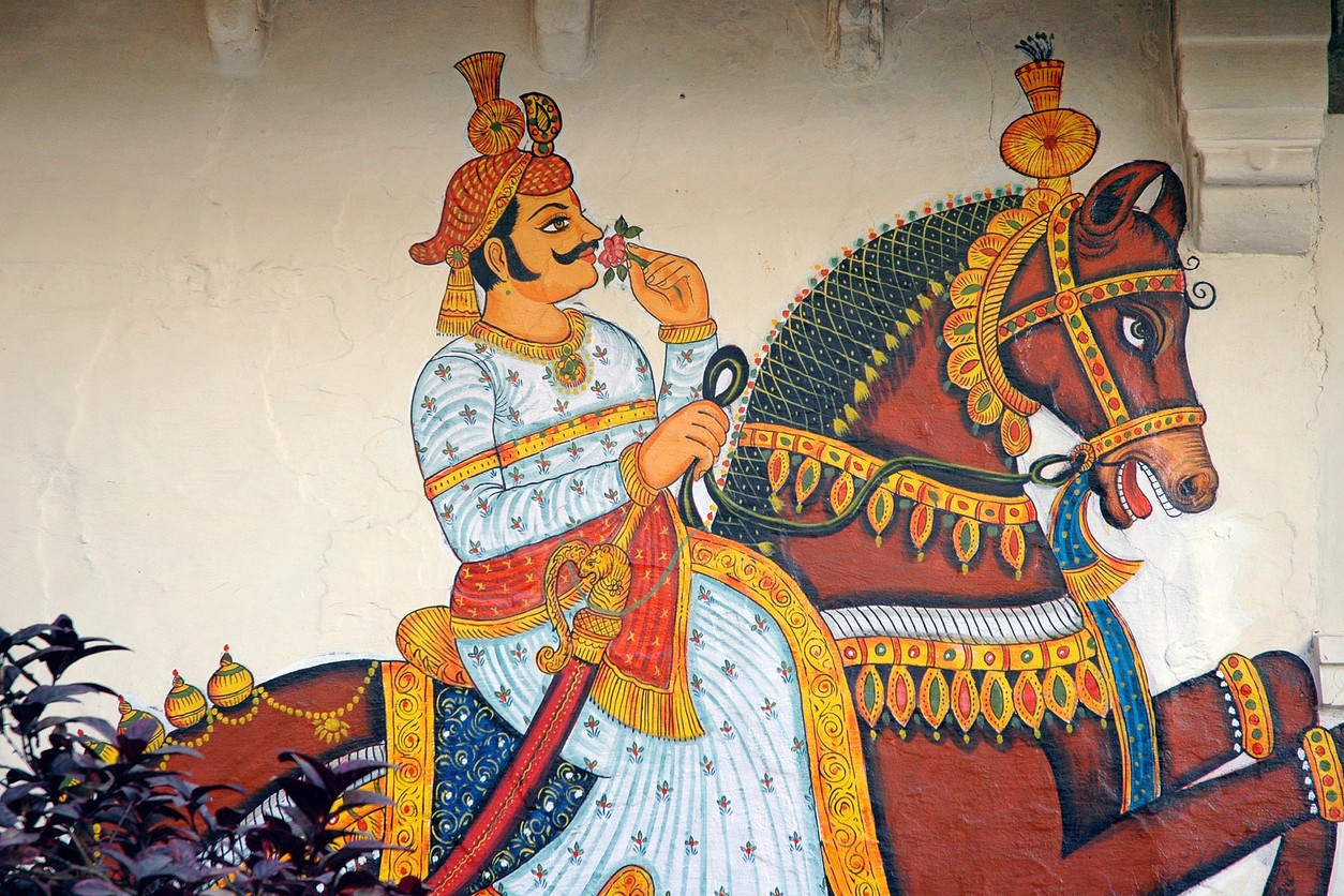 Brahmas Tempel und die Berge Mewars 2